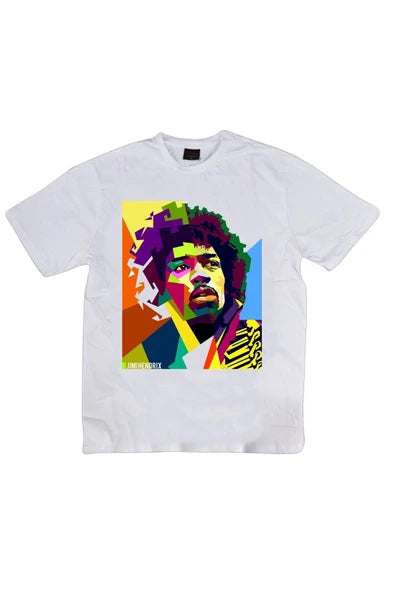 fame-stoned  Jimi Hendrix Baskılı T-shirt