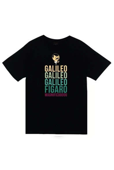 fame-stoned Queen Baskılı Unisex %100 Pamuk Siyah T-shirt