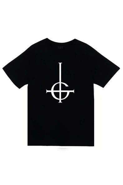fame-stoned Unisex Siyah Ghost Baskılı T-shirt