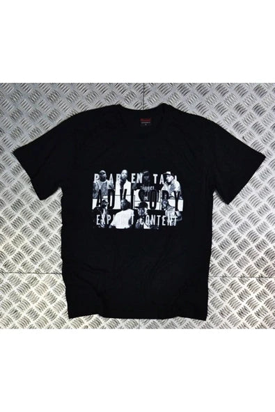 fame-stoned  Parental Advısory Baskılı T-shirt