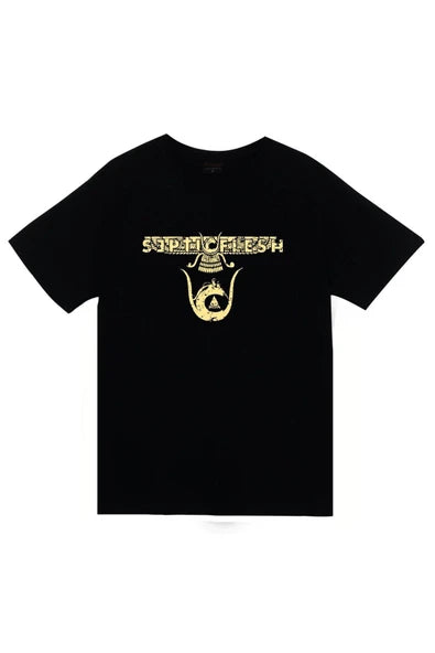 fame-stoned Septicflesh Baskılı Unisex %100 Pamuk Siyah T-shirt