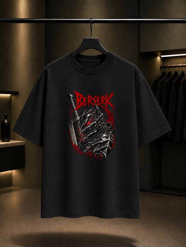 Berserk Berserker Zırhı Tişört Siyah
