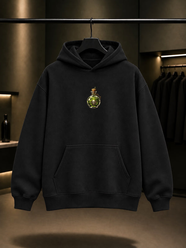 Halloween Mini Potion Kapüşonlu Sweatshirt Siyah