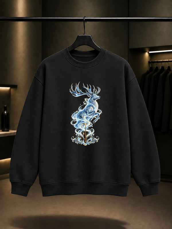 Harry Potter Patronus Spell Sweatshirt Siyah