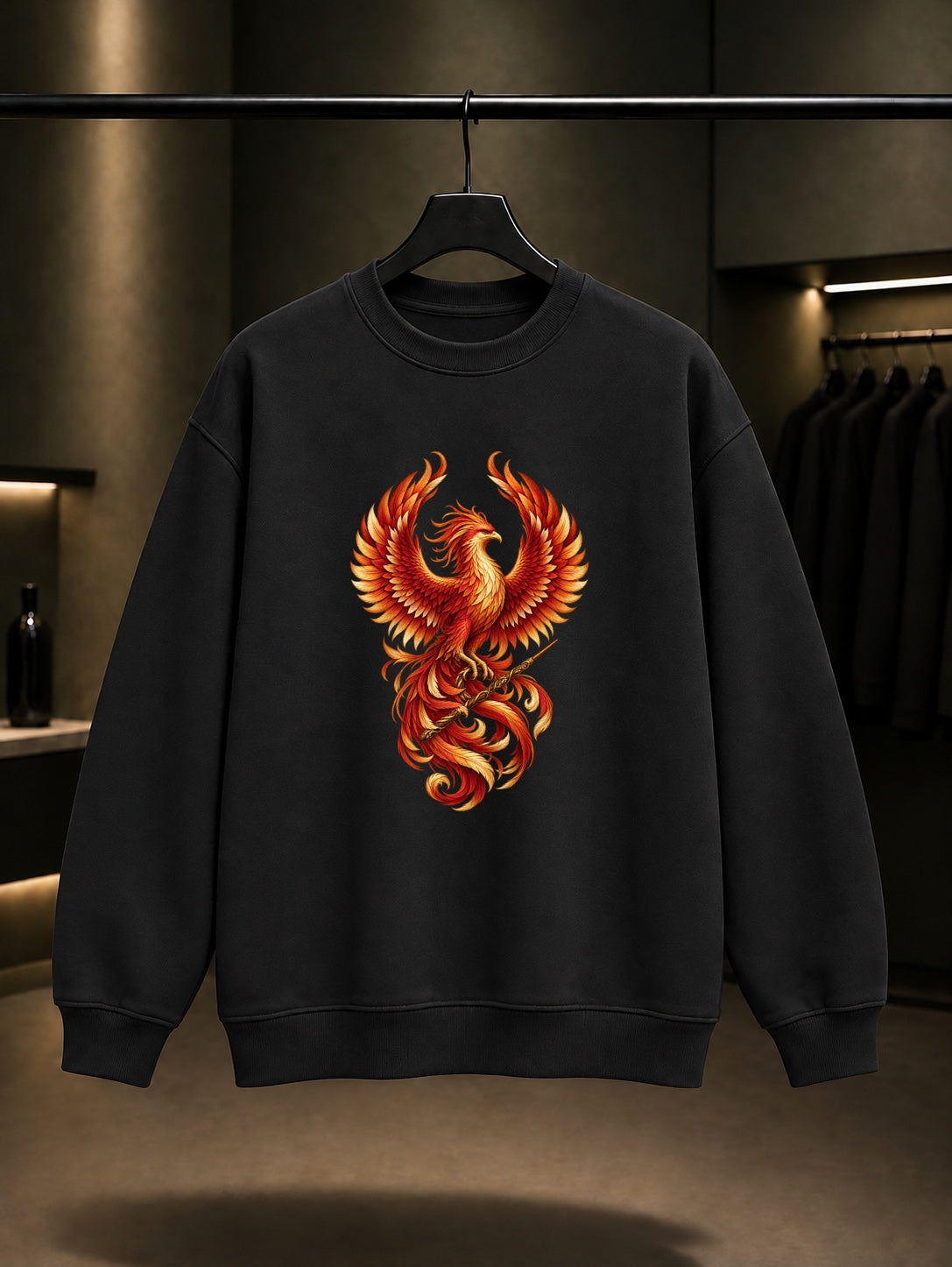 Harry Potter Phoenix Magic Sweatshirt Siyah