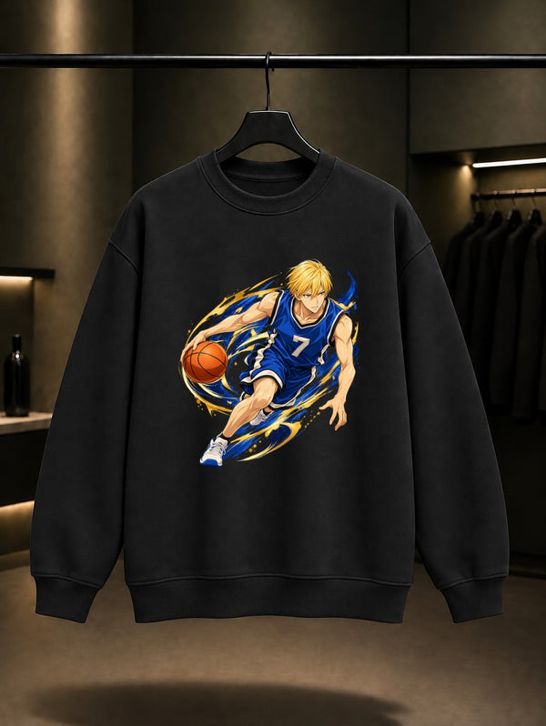 Kise Ryota Court Ace Sweatshirt Siyah