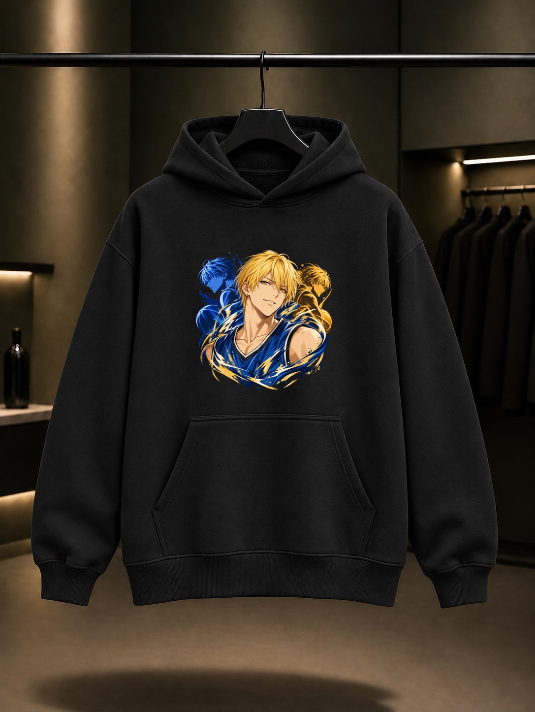 Kise Ryota Perfect Copy Kapüşonlu Sweatshirt Siyah