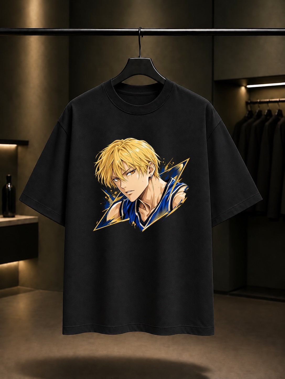 Kise Ryota Manga Focus Tişört Siyah