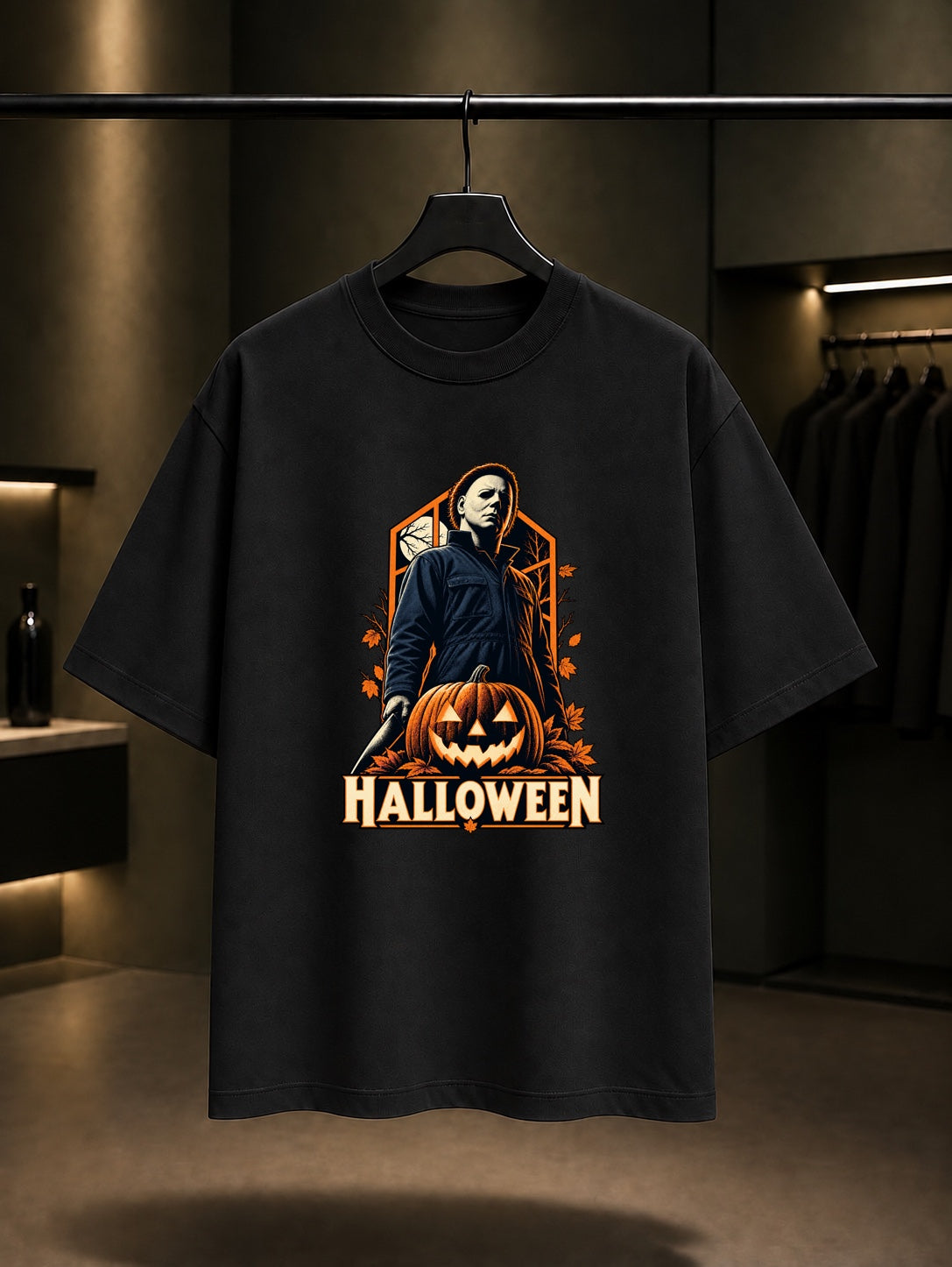 Michael Myers Halloween Shadow Tişört Siyah