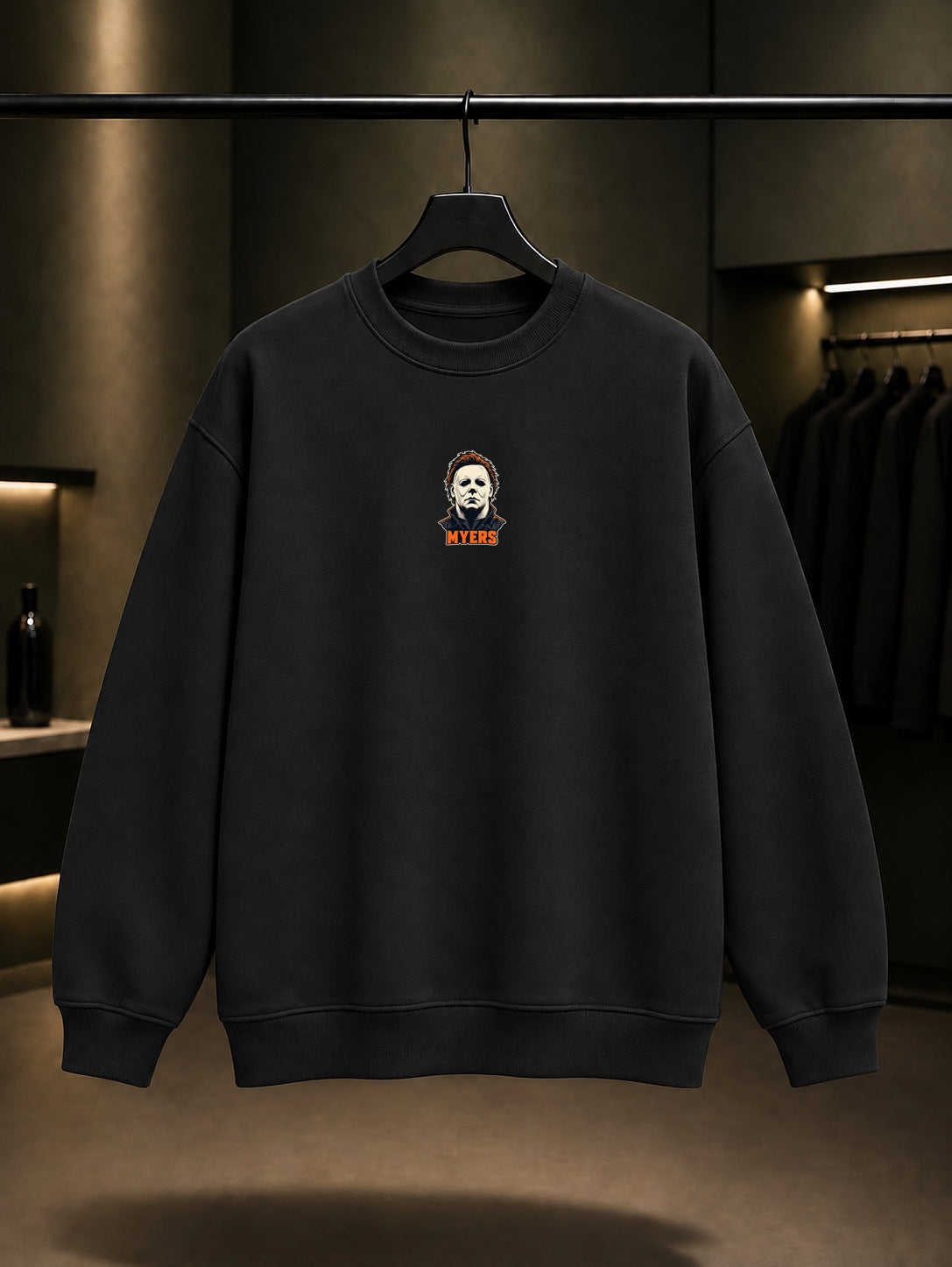 Michael Myers Mini Mask Sweatshirt Siyah