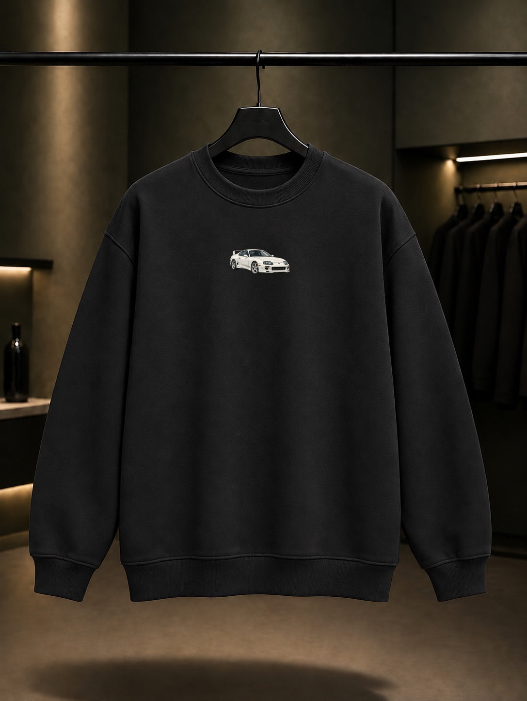 Midnight Club Mini Supra A80 Sweatshirt Siyah