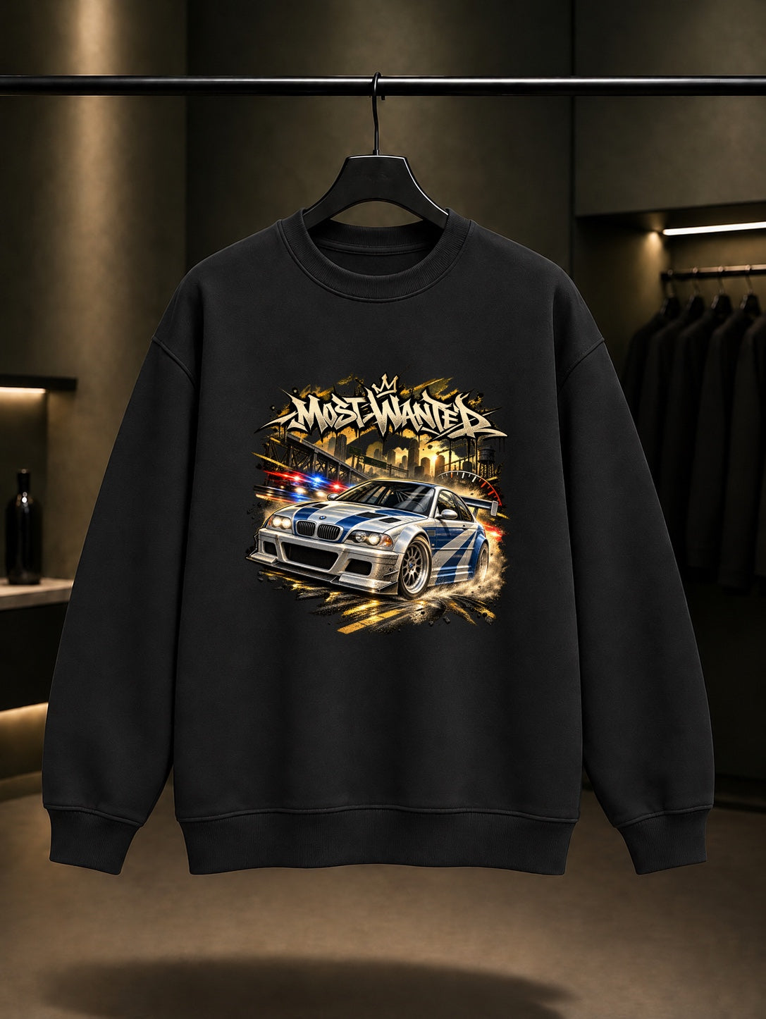 Most Wanted M3 GTR Heat Sweatshirt Siyah