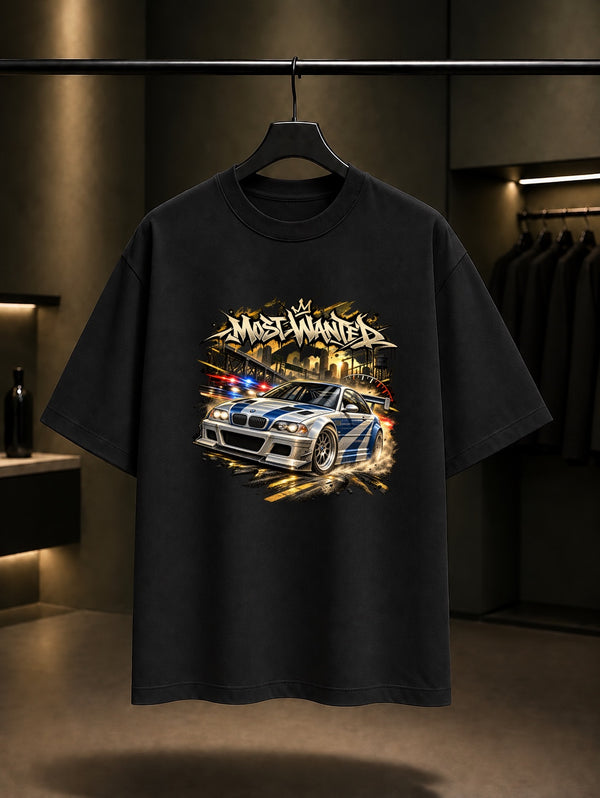Most Wanted M3 GTR Heat Tişört Siyah