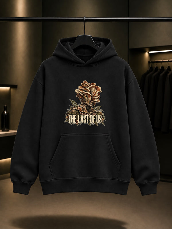The Last of Us Clicker Kapüşonlu Sweatshirt Siyah