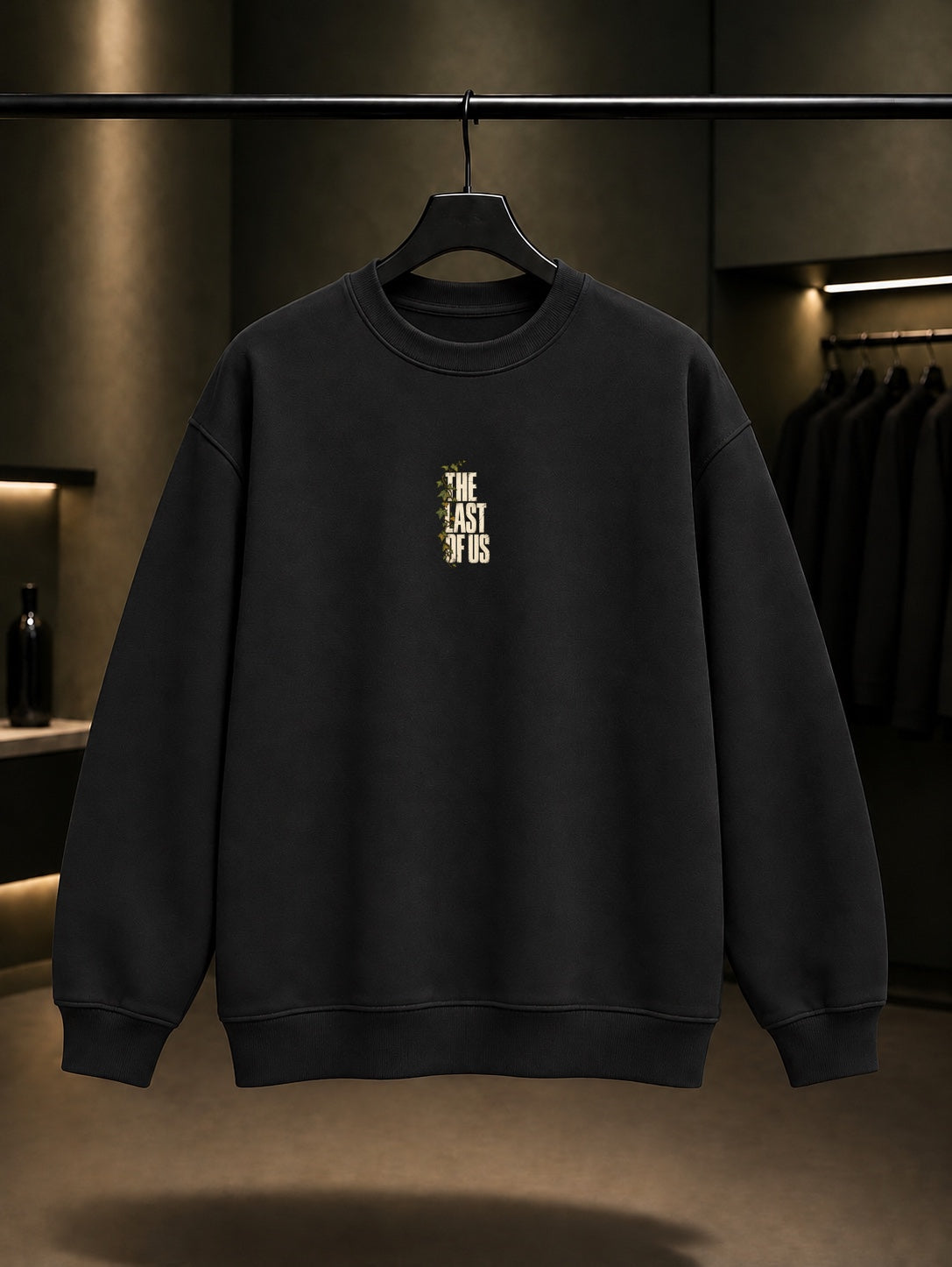 The Last of Us Mini Logo Sweatshirt Siyah
