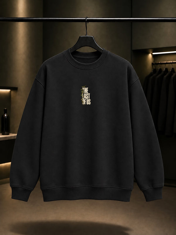 The Last of Us Mini Logo Sweatshirt Siyah