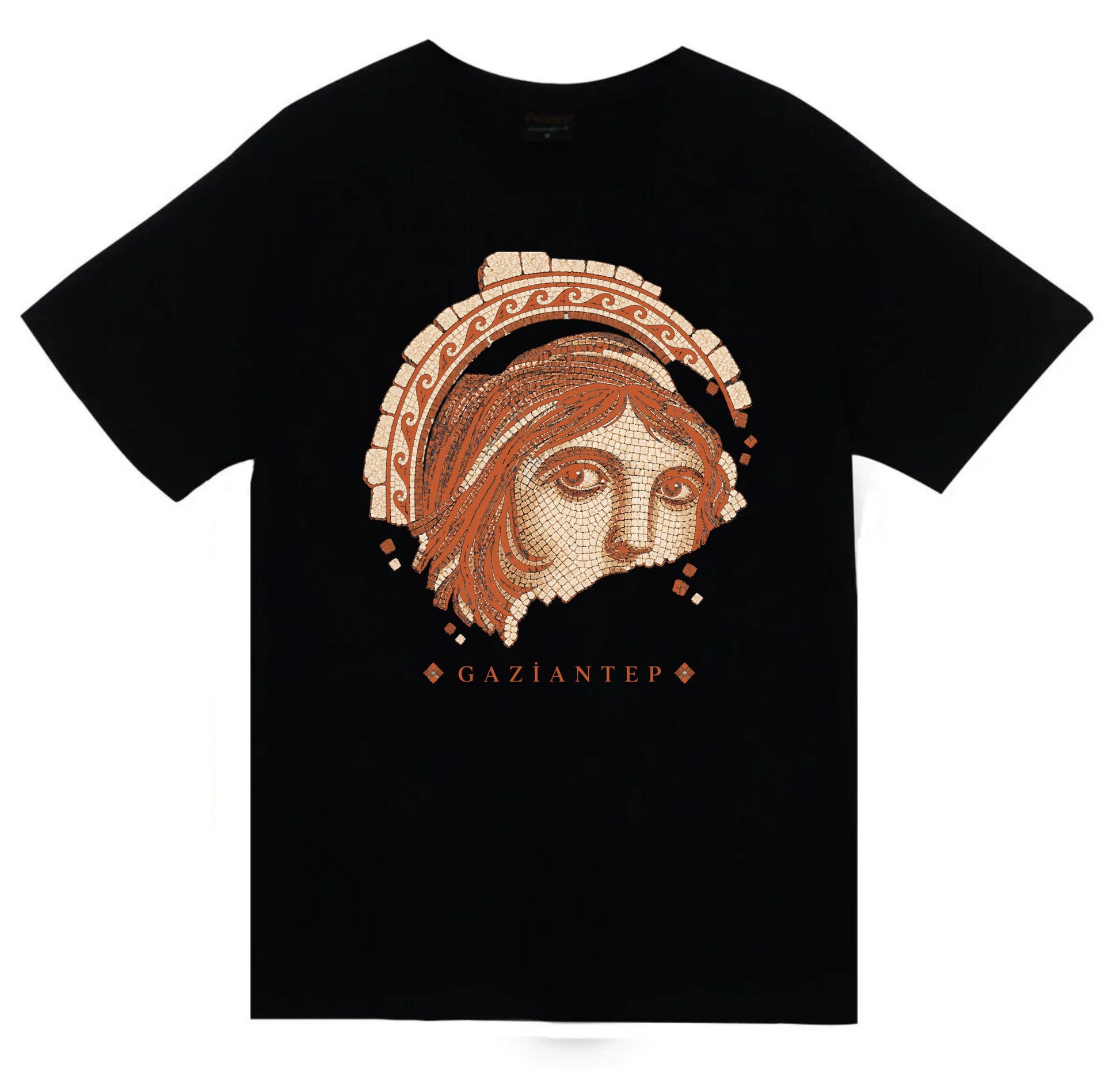 Gaziantep Zeugma Çingene Kızı baskılı siyah t-shirt