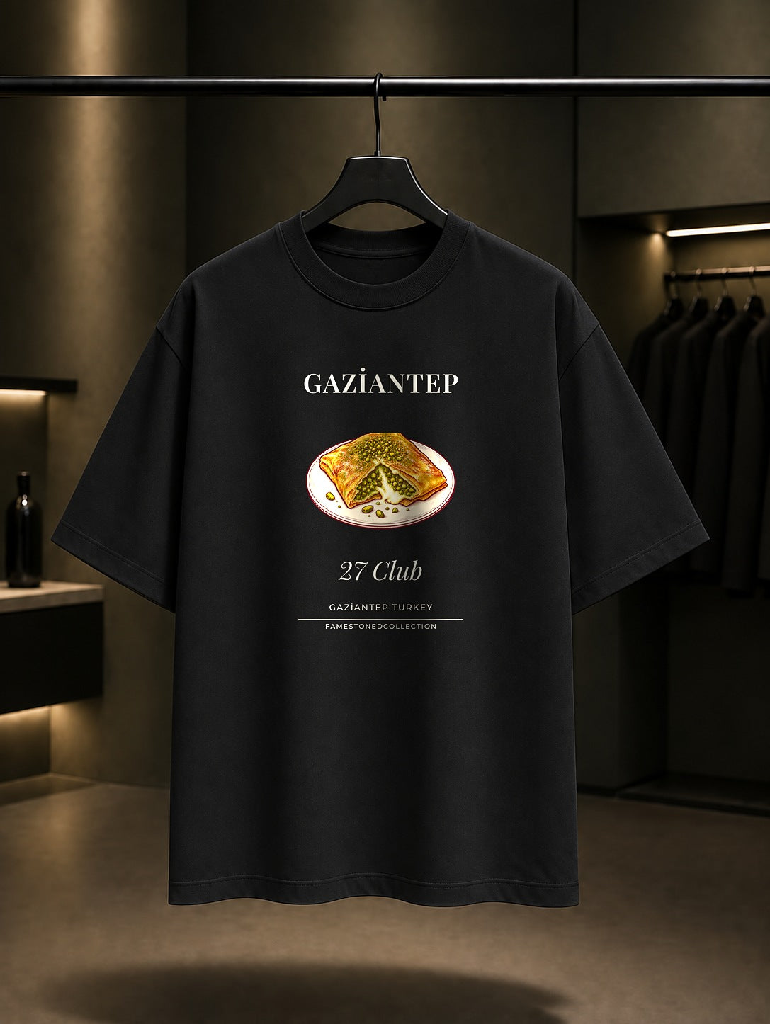 Gaziantep Katmer 27 Club Tişört Siyah