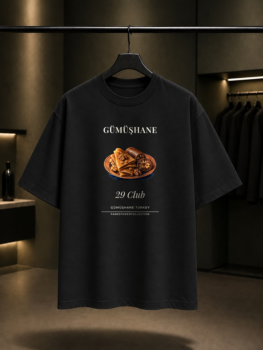 Gümüşhane Pestil Köme 29 Club Tişört Siyah