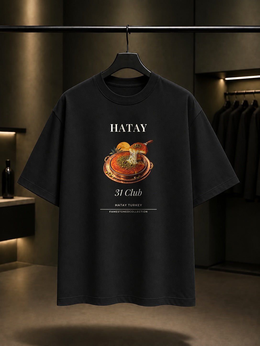 Hatay Künefe 31 Club Tişört Siyah