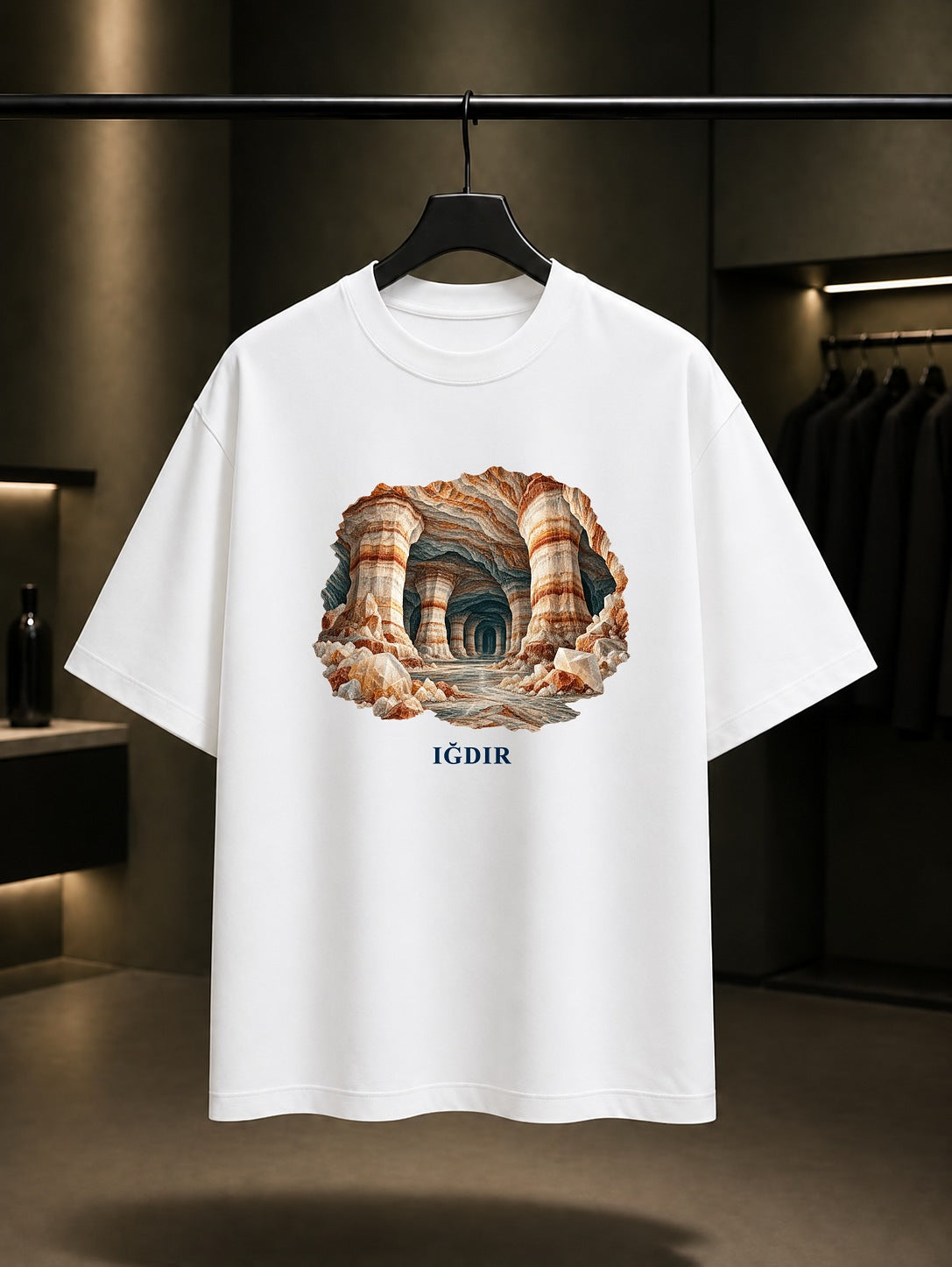 Iğdır Tuzluca baskılı beyaz t-shirt