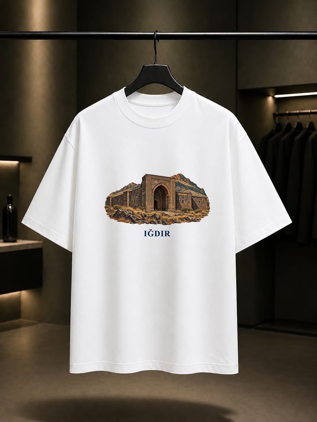 Iğdır Harmandöven baskılı beyaz t-shirt