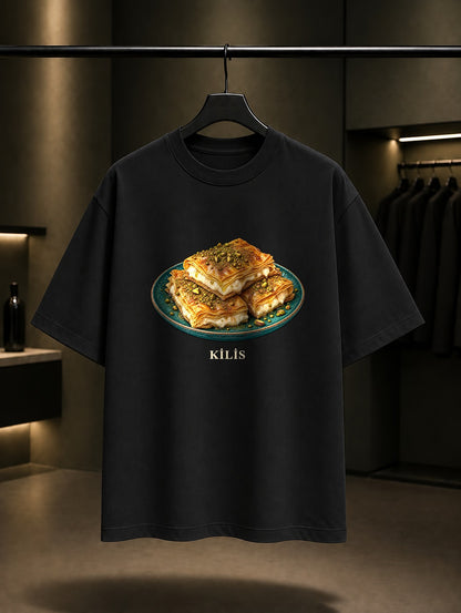 Kilis Katmeri baskılı siyah t-shirt