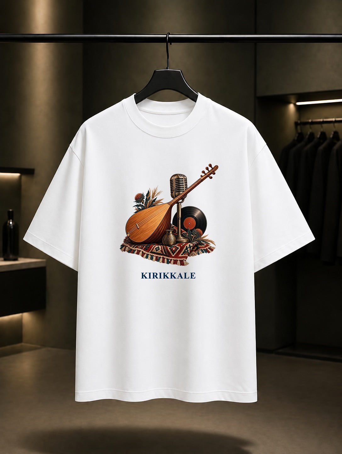 Kırıkkale Keskin Bozlak baskılı beyaz t-shirt