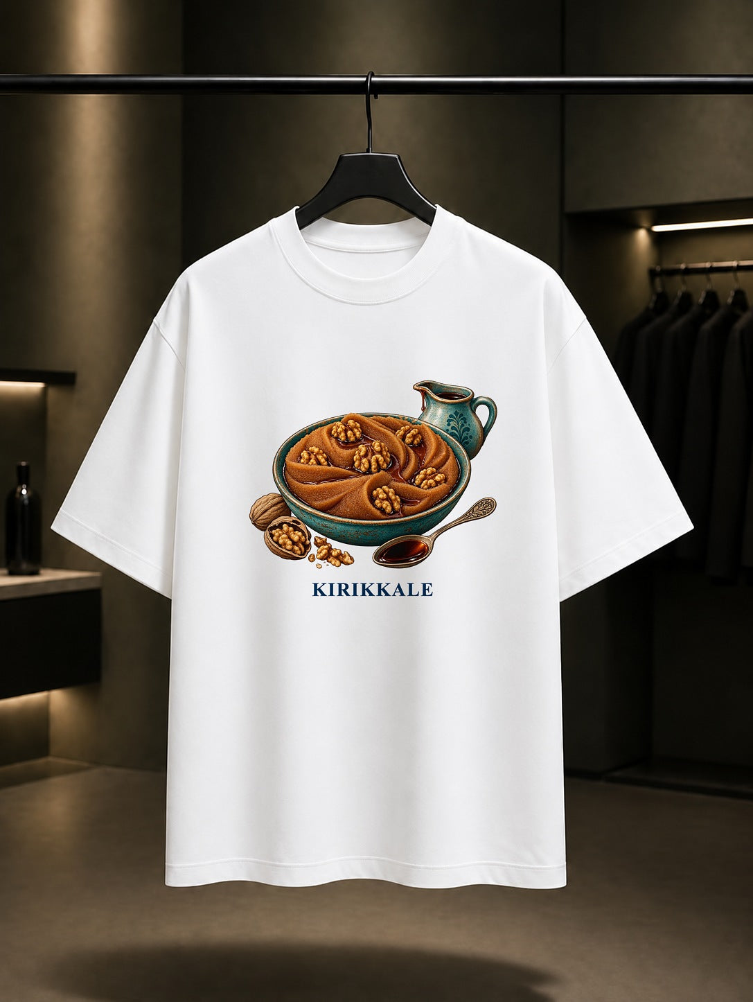 Kırıkkale Haside baskılı beyaz t-shirt