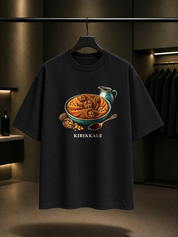 Kırıkkale Haside baskılı siyah t-shirt