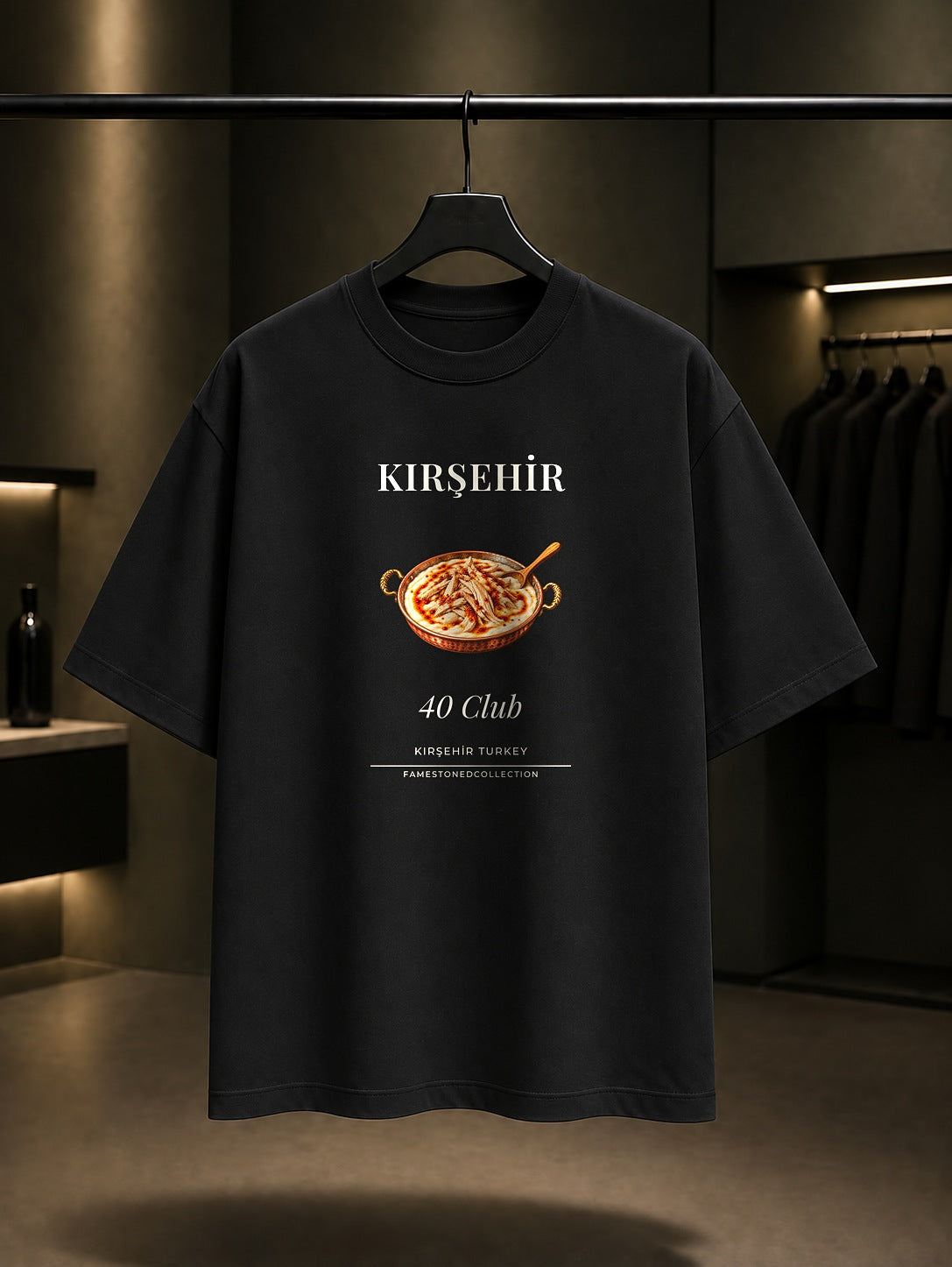 Kırşehir Çullaması 40 Club Tişört Siyah