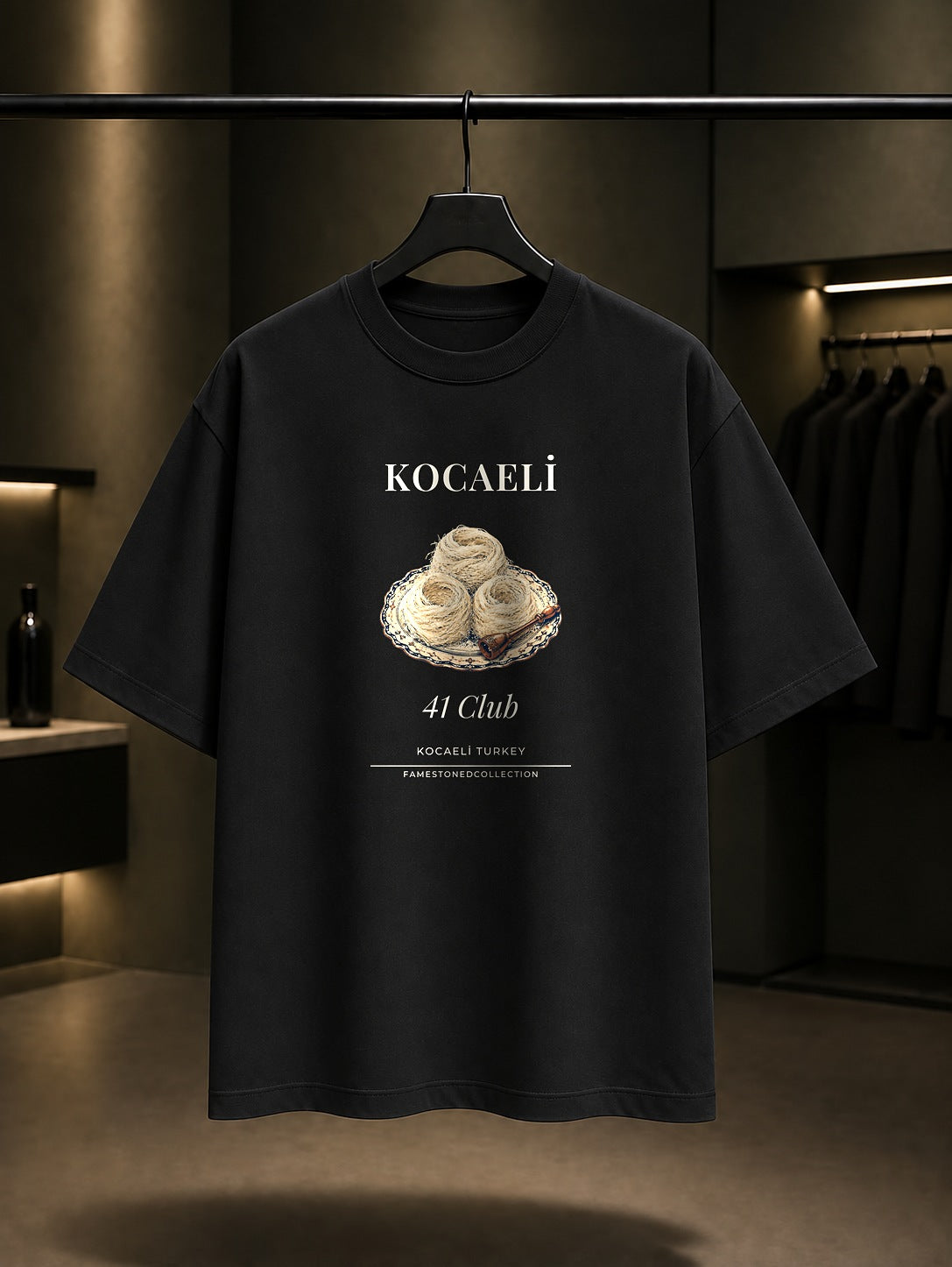 Kocaeli İzmit Pişmaniyesi 41 Club Tişört Siyah