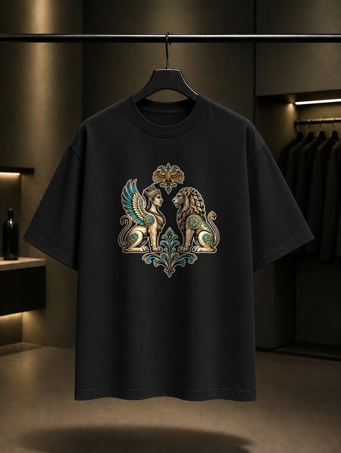 Selçuklu Muhafızı Baskılı Unisex %100 Pamuk Tişört · Selçuklu Motifi