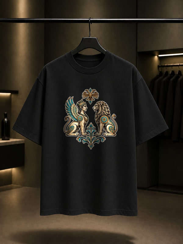 Selçuklu Muhafızı Baskılı Unisex %100 Pamuk Tişört · Selçuklu Motifi