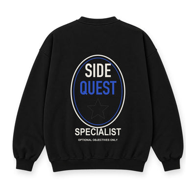 Side Quest Specialist Baskılı Unisex %100 Pamuk Sweatshirt