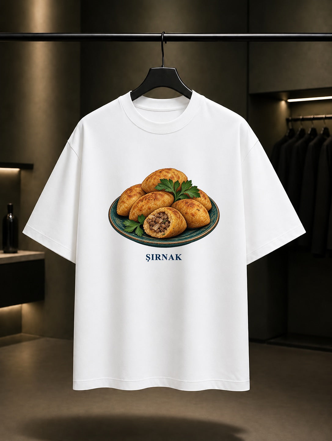 Şırnak Kutlik baskılı beyaz t-shirt