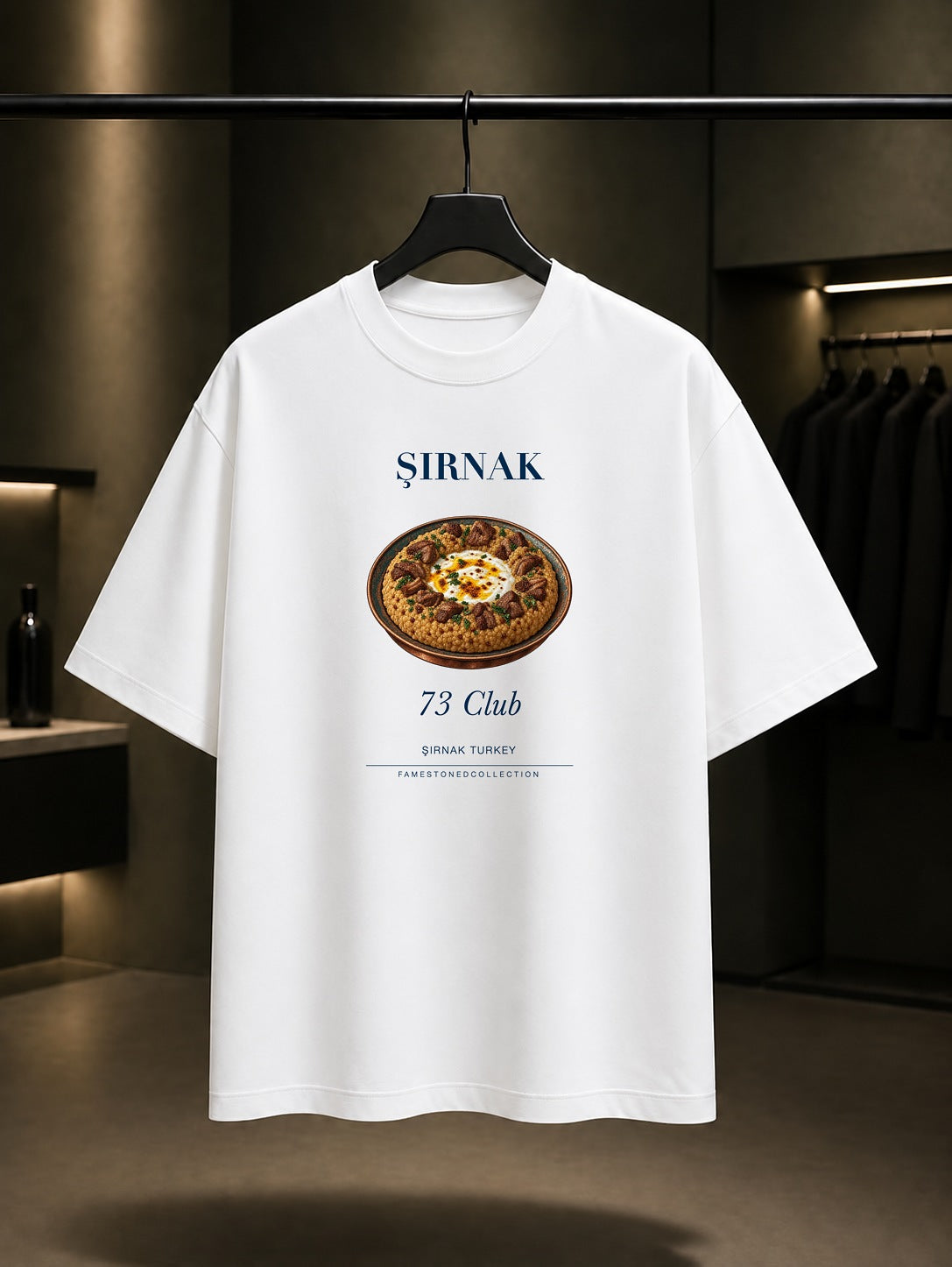 Şırnak Serbidev 73 Club baskılı beyaz t-shirt