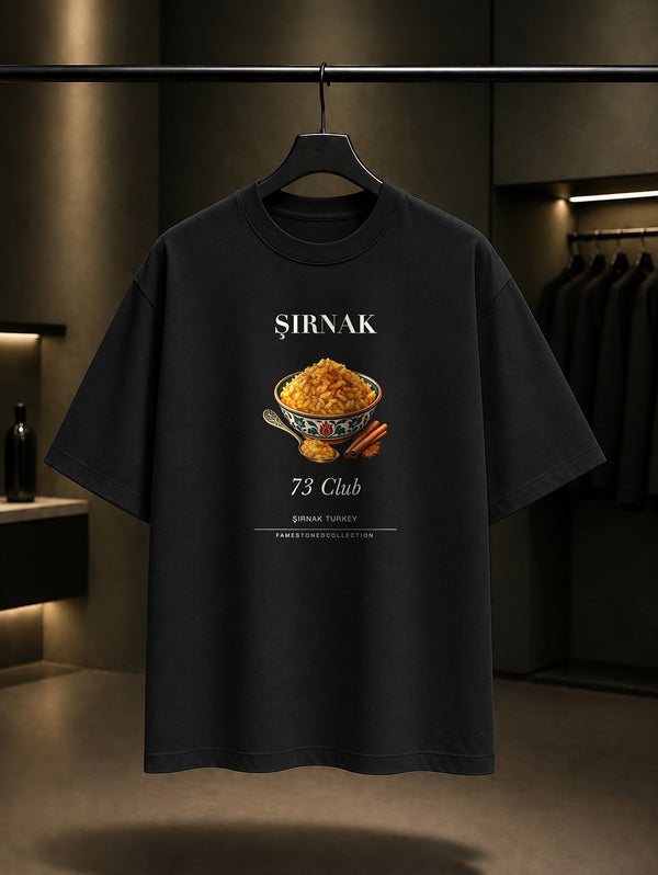 Şırnak Birinzer 73 Club baskılı siyah t-shirt