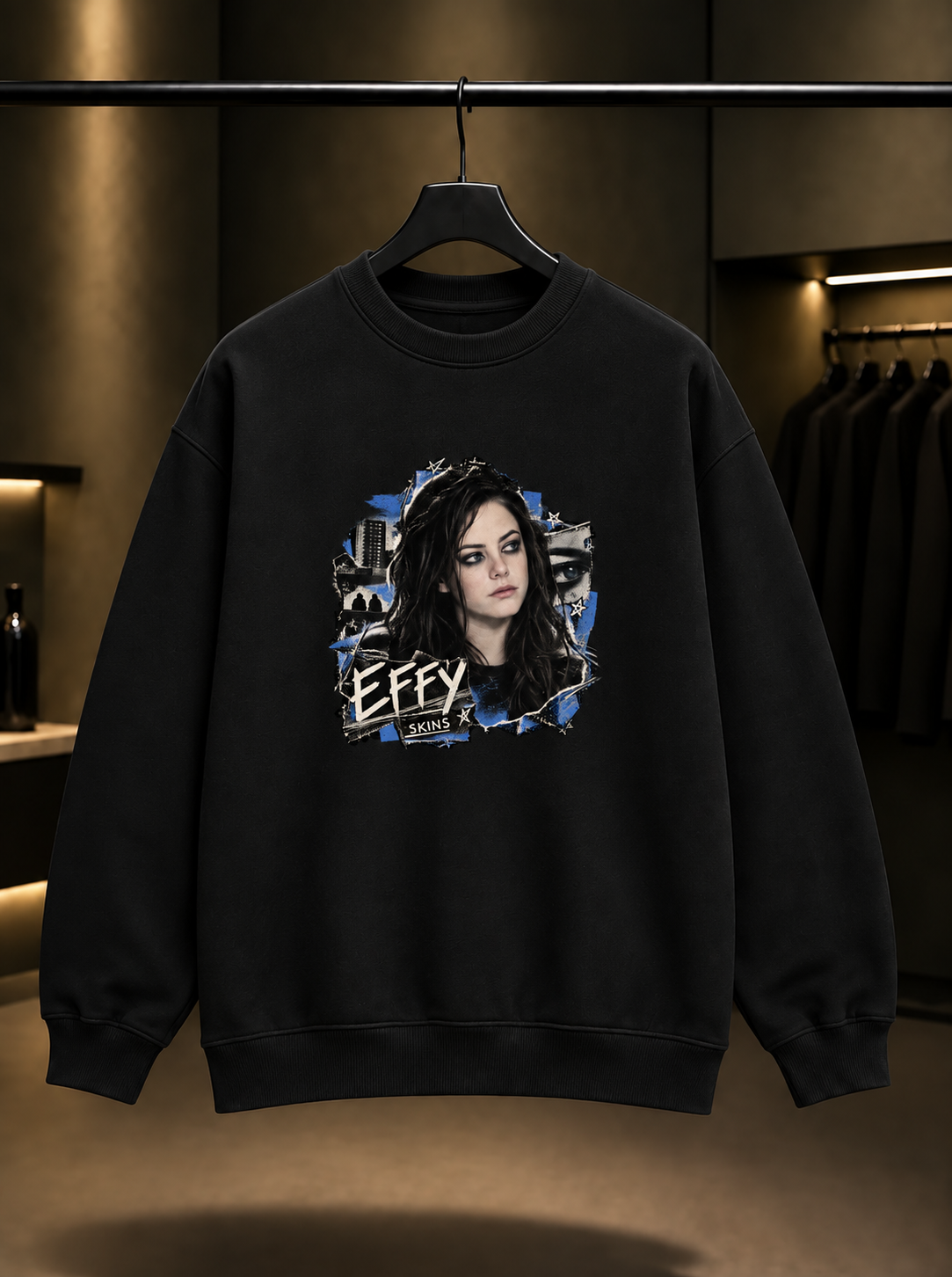 Skins Effy Sweatshirt — Siyah