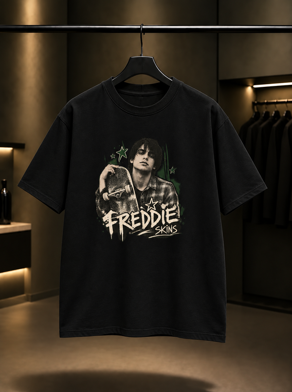 Skins Freddie Tişört — Siyah