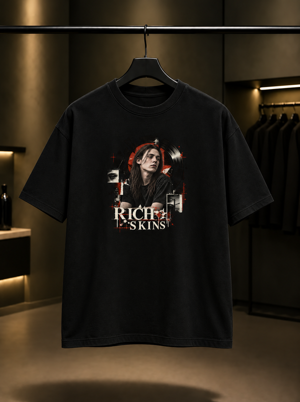 Skins Rich — Rich Tişört — Siyah