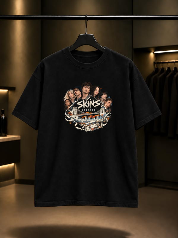 Skins Bristol Tişört — Siyah