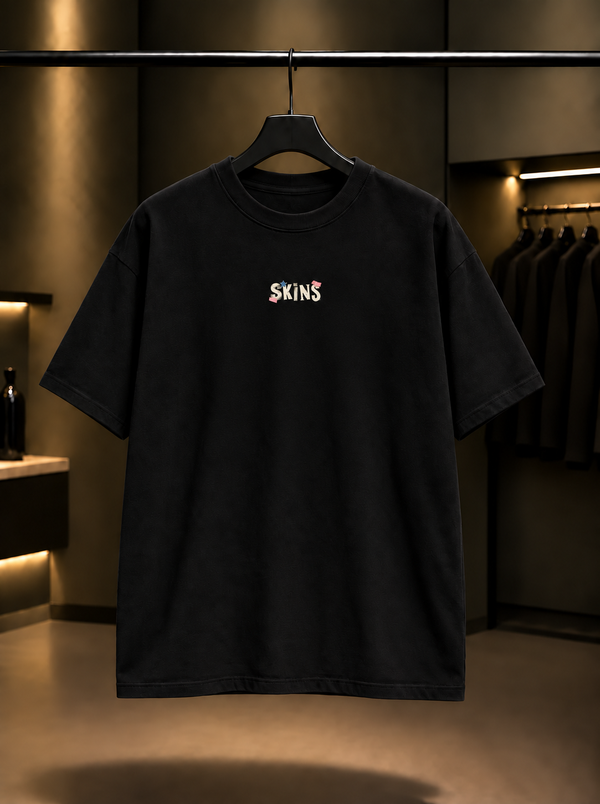 Skins Skins Type Tişört — Siyah