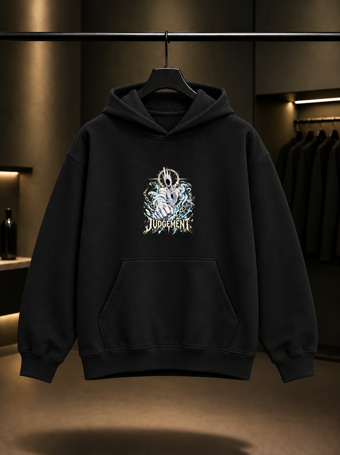 ULTRAKILL Minos Judgement Kapüşonlu Sweatshirt — Siyah
