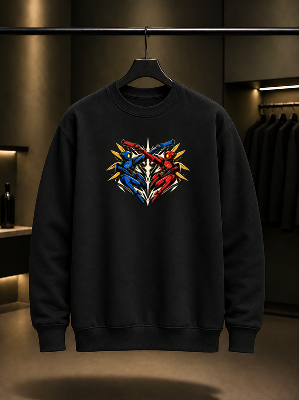 ULTRAKILL V1 V2 Duel Sweatshirt — Siyah