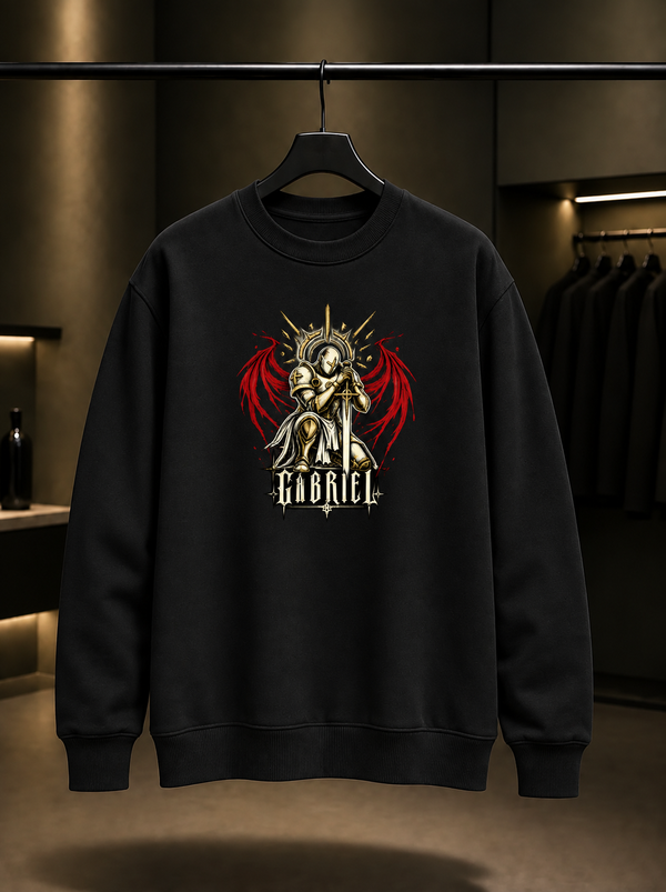 ULTRAKILL Gabriel Fallen Sweatshirt — Siyah
