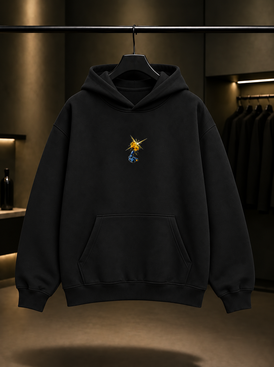 ULTRAKILL Mini Coin Kapüşonlu Sweatshirt — Siyah