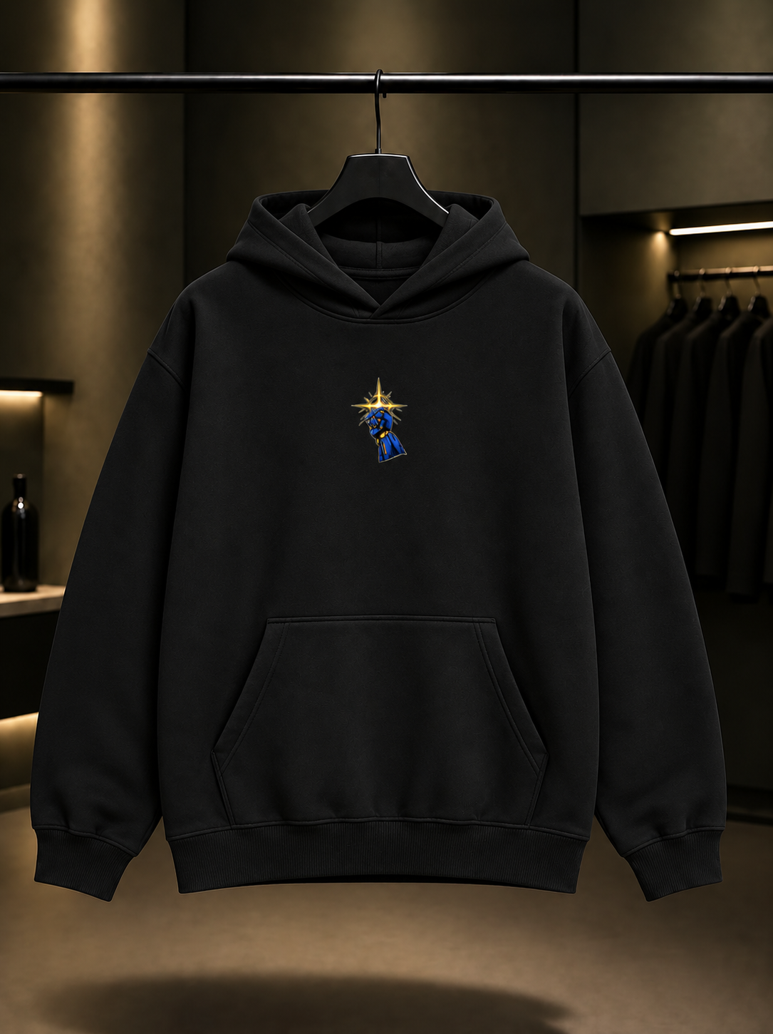 ULTRAKILL Mini Feedbacker Kapüşonlu Sweatshirt — Siyah